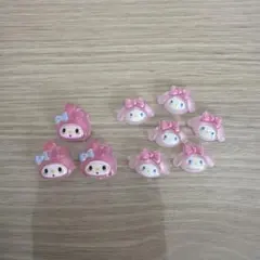 マイメロディ ネイルパーツ 9個セット