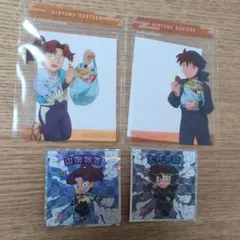 忍たま乱太郎マンチョコ 土井半助 山田利吉 ファミマ クリアカード