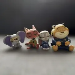ズートピア 肩ズンFig. 全4種コンプセット まとめ売り