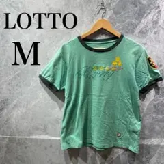 LOTTO メンズ M グリーン 半袖 ロゴT スポーツウェア レトロ古着のサムネイル