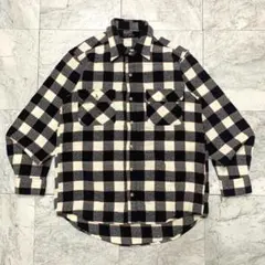 90s old uniqlo チェックシャツ L ヴィンテージ