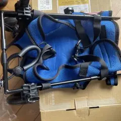 歩行補助具 ペット用 車いす ブルーのサムネイル