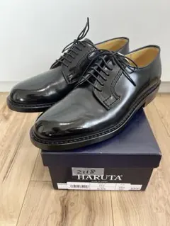 ハルタ 711 レースアップシューズ プレーントゥ 本革 幅広