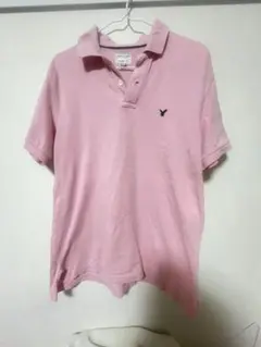 AMERICAN EAGLE OUTFITTERS ピンクポロシャツ XSのサムネイル