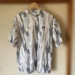 THE NORTH FACE グレー系カモフラージュ Tシャツ NT32531