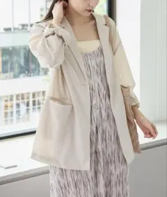 【Kastane】シアーボイルシャツジャケット