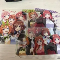 五等分の花嫁 クリアポスターコレクション