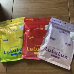 LuLuLun シートマスク 沖縄・北海道 各7枚入り(おまけ付)