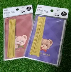 アミファ　ベア　クリアバッグ　2種類