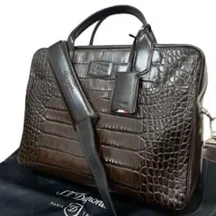 ▪️4/26まで掲載▪️【未使用・美品】S.T. Dupont ビジネスバッグ 黒茶 2025年最新】S.T.DUPONT ビジネスバッグの人気アイテム - メルカリ
