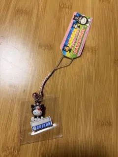 ご当地キティ　ストラップ　鹿児島限定　黒豚