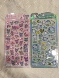 正規品♡うるちゅるポップシール♡マイメロクロミ&ポチャッコ2点セット