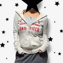 6*4様 Abercrombie&Fitch ジップアップパーカー Y2K グラ