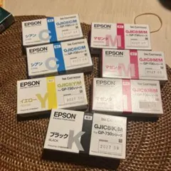 EPSON GJIC8 インクカートリッジ セット - メルカリ