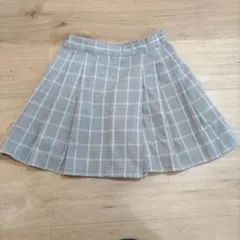 ユニクロ　GIRLS チェックミニスコート　140