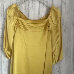 【新品】メトリーゼ　スコットクラブ　フォーマルワンピース　イエロー