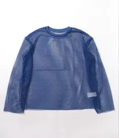 EMODA 青 メッシュ 長袖 トップスのサムネイル