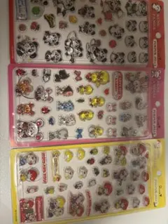 カラフルな動物キャラクターシールセット