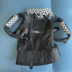 早い者勝ち！Aprica 抱っこ紐 ブラック チェック柄　美品