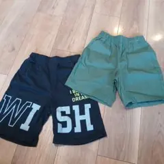 ハーフパンツ120cm2枚セット