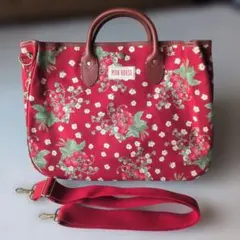 専用です☆PINK HOUSE ストロベリー刺繍 ショルダーバッグ アイボリー