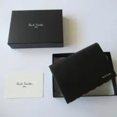 ポールスミス新品ブラック パスケース / カード入れ BPS841-10