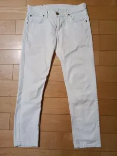 Lee orgabits オーガニックコットン ホワイトデニムパンツ Mのサムネイル