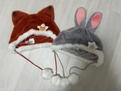 お値下げ　ズートピア　上海ディズニー　ジュディとニック　ファンキャップセット