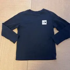 【難あり】THE NORTH FACE 150ブラック長袖カットソー