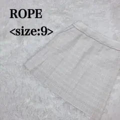 ROPE フレアスカート 9 M アイボリー 日本製のサムネイル