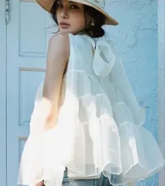sheller BLOOM organdy tops - メルカリ