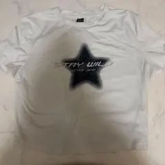白Tシャツ 星 y2k