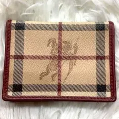 バーバリー ノバチェック カードケース 定期入れ BURBERRY