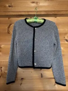 ロペピクニック　グレー　クロップドカーディガン　サイズ38