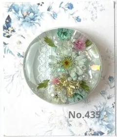 レジンヘアゴム ポニーフック　ドライフラワー　No.435 レジンヘアゴム ポニーフック ドライフラワー No.435 - メルカリ