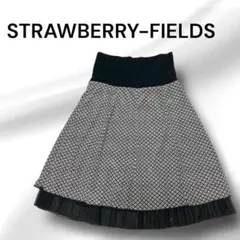 STRAWBERRY-FIELDS リバーシブル シフォンプリーツフレアスカートのサムネイル