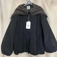 値下げ☆大きいサイズ　JAVA ボア襟付きオーバーサイズジャケット　XL