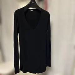 LGB黒のVネック長袖トップス サイズ0