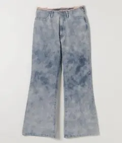 JEANASIS アソートブリーチフレアデニム M ブルー