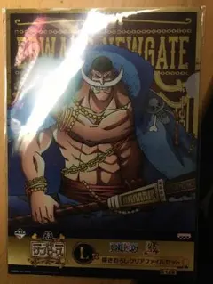 ワンピース一番くじ白ひげ&マルコファイル