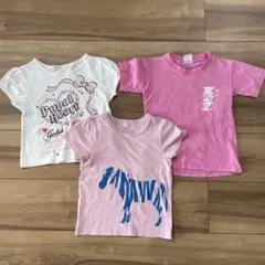 子供服半袖Tシャツ（100）※難あり・汚れあり　3枚セット　半袖　Tシャツ　3枚