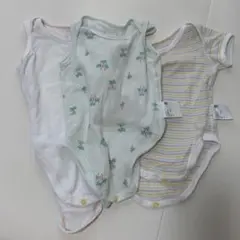 ユニクロ　ロンパース肌着 3枚セット