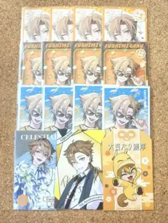 【匿名配送】にじさんじ 伏見ガク チェキ風カード 等 15枚セット