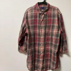 【日本製】BEAMS ビームス チェックシャツ Lサイズ 綿100%