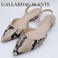 【美品】GALLARDA GALANTE ミュール　パイソン　サンダルのサムネイル