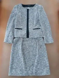 INDIVI ツイード風ジャケット＆スカートセット　セットアップ　入学式