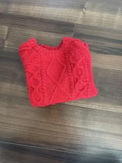 H&M 赤 ケーブル編み ニットセーター EUR 104