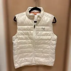 プーマゴルフ　中綿ベスト ホワイト