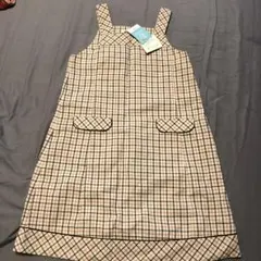 お値下げしました！チェックジャンパースカート  120㎝