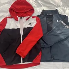 adidas & Under Armour ジャージセット 130